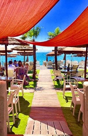 Plage privée - La Playa - Restaurant Villeneuve-Loubet - bon restaurant VILLENEUVE-LOUBET